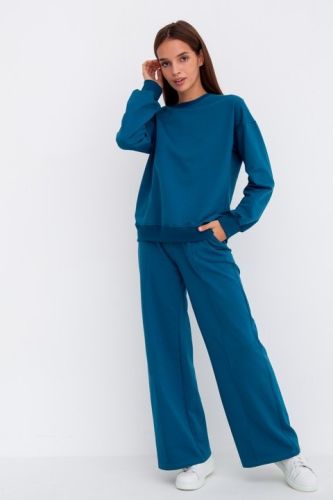 Изображение товара «Женский костюм (толстовка+брюки) из футера 3х нитка с лайкрой «1659/3» арт 83962» из магазина «Ивановский-Текстиль.РФ»