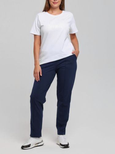 Изображение товара «Женские брюки из кулирки с лайкрой «Стремление-1 [темно-синий]» арт 84996» из магазина «Ивановский-Текстиль.РФ»