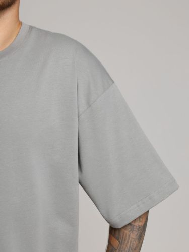 Изображение товара «Мужской костюм (футболка+шорты) из кулирки «Азарт-4 [серый]» арт 84990» из магазина «Ивановский-Текстиль.РФ»