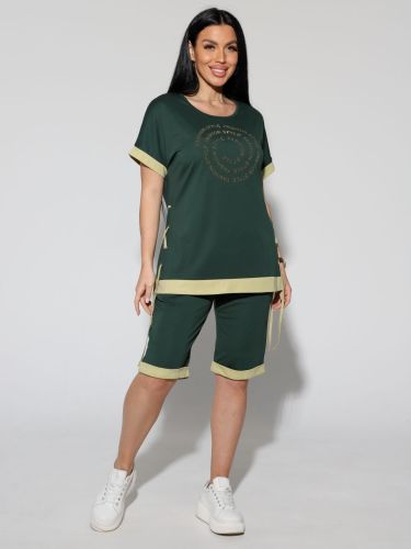Изображение товара «Женский костюм (футболка+бермуды) из бамбука «2299/3» арт 90074» из магазина «Ивановский-Текстиль.РФ»