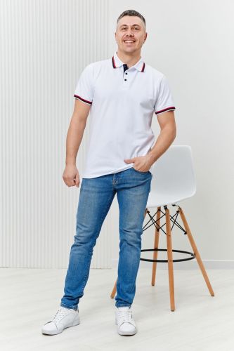 Изображение товара «Мужская футболка из пике «6780» арт 65376» из магазина «Ивановский-Текстиль.РФ»