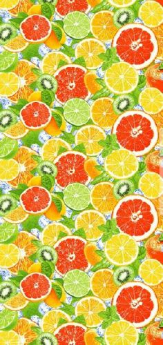 Изображение товара «Полотенце из вафельного полотна [80x150] «Цитрус» арт 83931» из магазина «Ивановский-Текстиль.РФ»