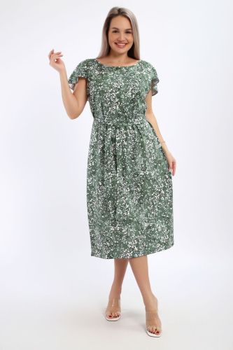 Изображение товара «Женское платье из кулирки «065» арт 87826» из магазина «Ивановский-Текстиль.РФ»