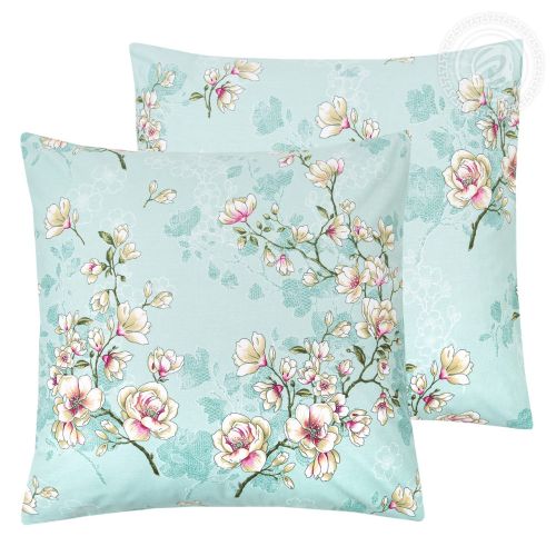 Изображение товара «Набор наволочек из поплина (2 шт) «Миндаль» арт 82066» из магазина «Ивановский-Текстиль.РФ»