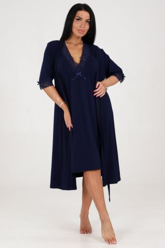 Изображение товара «Женский пеньюар из вискозы «728пнс04-101» арт 79945» из магазина «Ивановский-Текстиль.РФ»