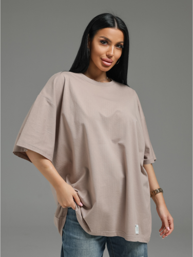 Изображение товара «Женская футболка из кулирки «Анита-2 [песочный]» арт 87539» из магазина «Ивановский-Текстиль.РФ»