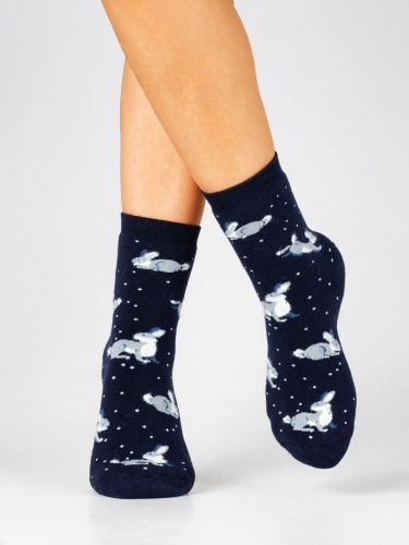 Изображение товара «Набор женских носков (5 пар) «С1912 [синий]» арт 74691» из магазина «Ивановский-Текстиль.РФ»