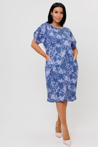 Изображение товара «Женское платье из кулирки «1962/1» арт 87112» из магазина «Ивановский-Текстиль.РФ»