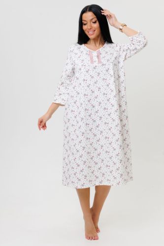 Изображение товара «Женская сорочка из футера с начесом «1489/17» арт 86251» из магазина «Ивановский-Текстиль.РФ»