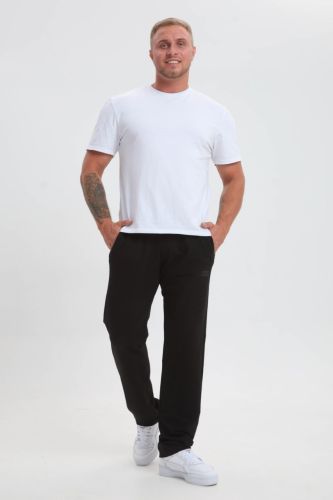 Изображение товара «Посл размер Мужские брюки из футера «22289 (черный)» арт 83686» из магазина «Ивановский-Текстиль.РФ»