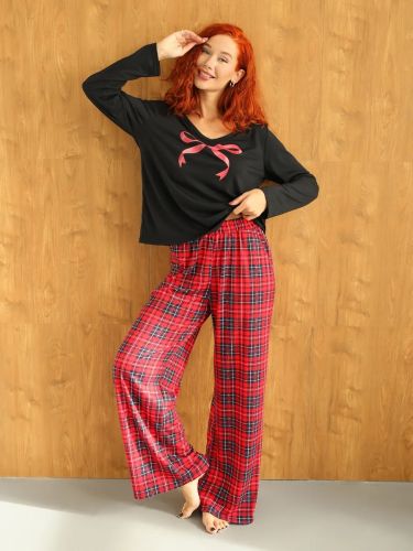 Изображение товара «Женский костюм (футболка+брюки) из бамбука «2240» арт 86630» из магазина «Ивановский-Текстиль.РФ»