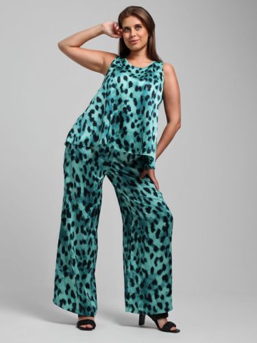 Изображение товара «Женская блузка из искусственного шелка «(топ) найт-3 [зеленый]» арт 85000» из магазина «Ивановский-Текстиль.РФ»