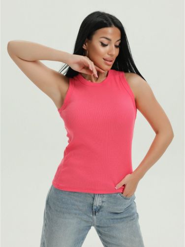Изображение товара «Женская майка из кашкорсе «Пинк [розовый]» арт 73366» из магазина «Ивановский-Текстиль.РФ»