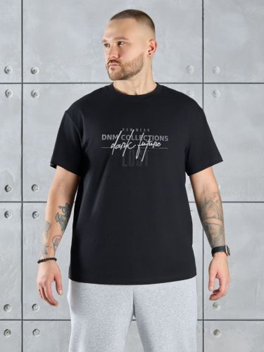 Изображение товара «Мужская футболка из кулирки с лайкрой «Арчи-2 [черный]» арт 88138» из магазина «Ивановский-Текстиль.РФ»