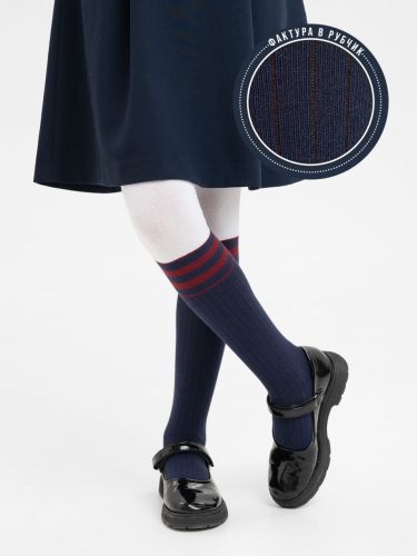 Изображение товара «Набор детских колготок (3 шт) «С1852 [белый/синий]» арт 74872» из магазина «Ивановский-Текстиль.РФ»