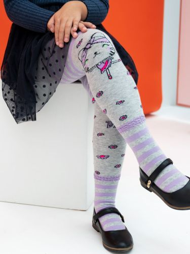 Изображение товара «Набор колготок для девочки (3 шт) «С1811 [белый]» арт 75652» из магазина «Ивановский-Текстиль.РФ»