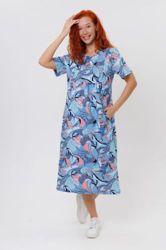 Изображение товара «Женское платье из кулирки «2175/1» арт 88895» из магазина «Ивановский-Текстиль.РФ»