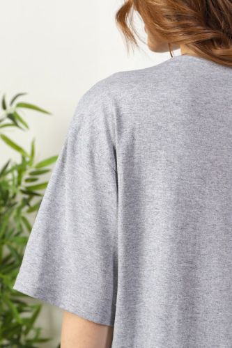 Изображение товара «Женский костюм (футболка+шорты) из кулирки меланж «Сахара-2 [зеленый]» арт 81069» из магазина «Ивановский-Текстиль.РФ»