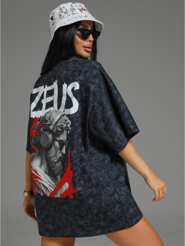 Изображение товара «Женская футболка из кулирки «Ирбис [графит]» арт 84087» из магазина «Ивановский-Текстиль.РФ»