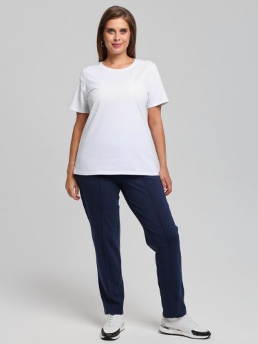 Изображение товара «Женские брюки из кулирки с лайкрой «Стремление-1 [темно-синий]» арт 84996» из магазина «Ивановский-Текстиль.РФ»