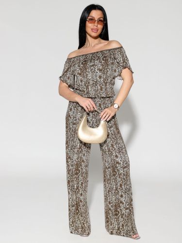 Изображение товара «Женский комбинезон (топ+брюки) из вискозы «2191/3» арт 89917» из магазина «Ивановский-Текстиль.РФ»