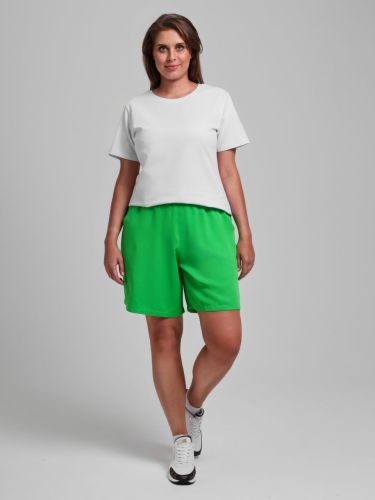 Изображение товара «Женские шорты из плательной ткани «Летний драйв-3 [ярко-зеленый]» арт 85009» из магазина «Ивановский-Текстиль.РФ»
