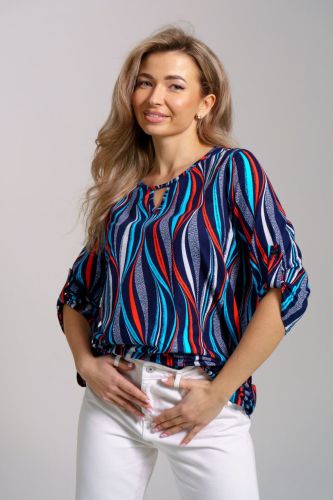 Изображение товара «Женская туника из кулирки «36943» арт 84122» из магазина «Ивановский-Текстиль.РФ»