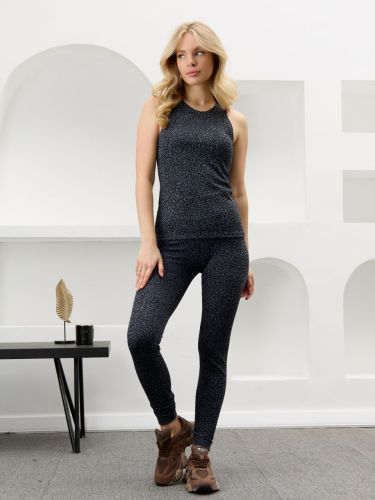 Изображение товара «Женские брюки из рибаны «(леггинсы) флеш-1 [серый]» арт 87664» из магазина «Ивановский-Текстиль.РФ»