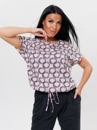 «Женский костюм (футболка+брюки) из кулирки «2034» арт 77333» из магазина «Ивановский-Текстиль.РФ» Изображение товара «Женский костюм (футболка+брюки) из кулирки «2034» арт 77333» из магазина «Ивановский-Текстиль.РФ»