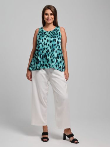 Изображение товара «Женская блузка из искусственного шелка «(топ) найт-3 [зеленый]» арт 85000» из магазина «Ивановский-Текстиль.РФ»