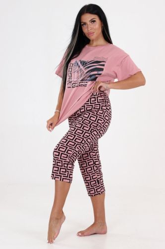 Изображение товара «Женский костюм (футболка+брюки) из кулирки «2254кб-103» арт 80153» из магазина «Ивановский-Текстиль.РФ»