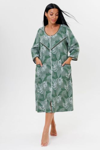 Изображение товара «Женский халат (на молнии) из махры «2233/1» арт 85899» из магазина «Ивановский-Текстиль.РФ»