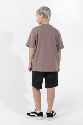 Изображение товара «Футболка для мальчика из кулирки с лайкрой «Леон-3 [бежевый]» арт 83850» из магазина «Ивановский-Текстиль.РФ»