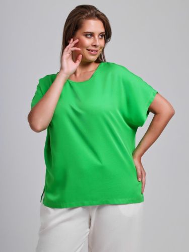 Изображение товара «Женская блузка из плательной ткани «Летний драйв-4 [ярко-зеленый]» арт 85010» из магазина «Ивановский-Текстиль.РФ»