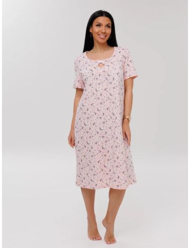 Изображение товара «Женская сорочка из кулирки «Сор-90 (К) (розовый)» арт 87912» из магазина «Ивановский-Текстиль.РФ»